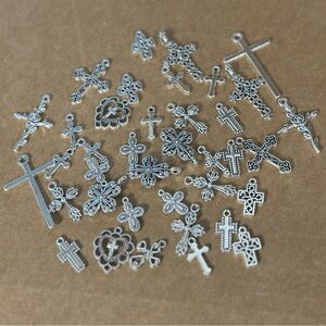 Silver Cross Charms Collection